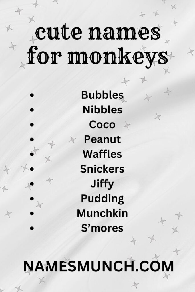 Cute Names For Monkeys In Adopt Me 