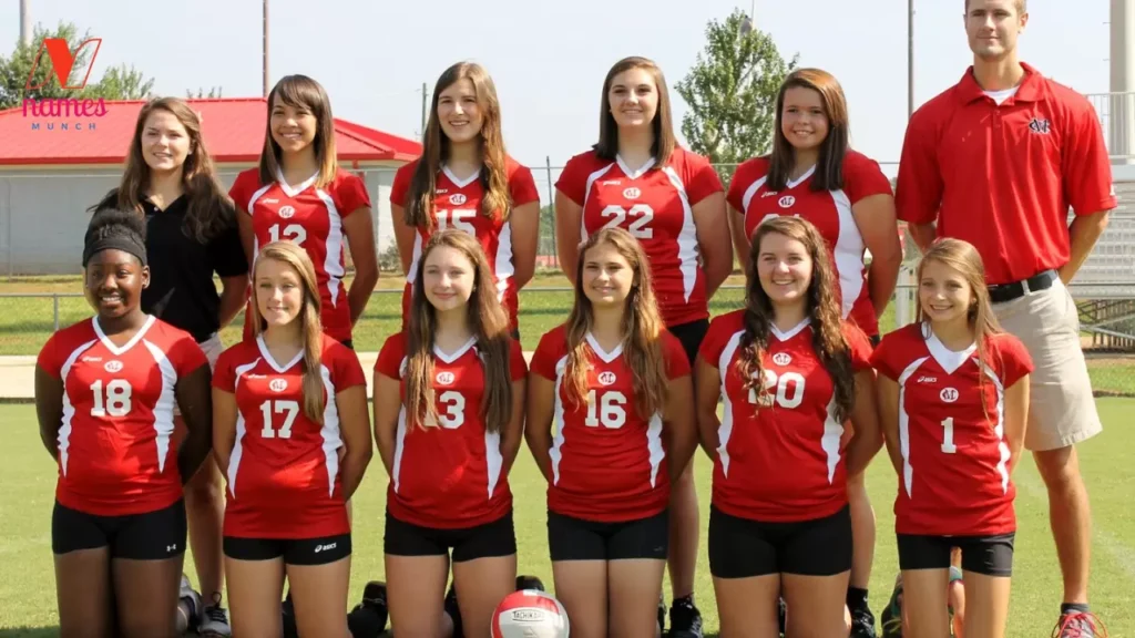 Red Jerseys Volleyball Team Names