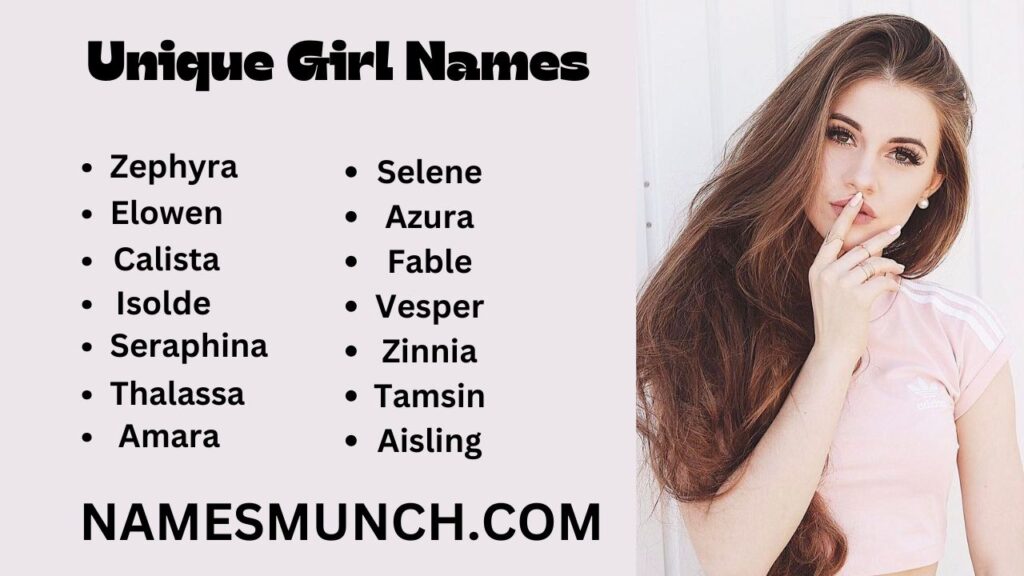 Unique Girl Names That Start With A